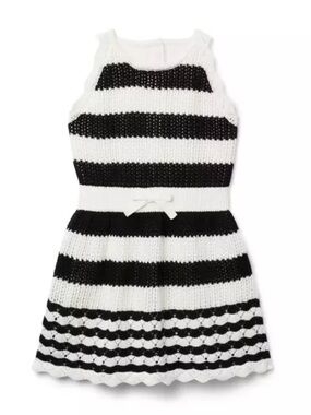 Janie and Jack Striped Knit Halter Dress